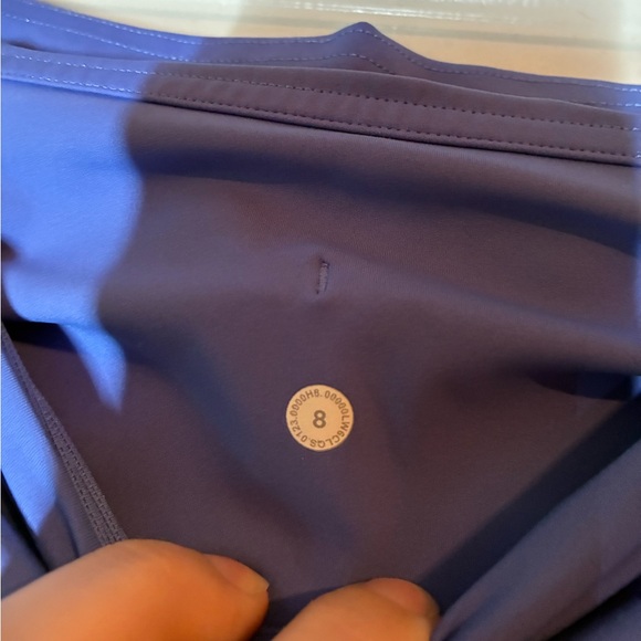 Lululemon Fast and Free High-Rise Crop 23" *Pockets in Wild Indigo Size 8 - Picture 9 of 9